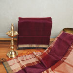 Manohara - Maroon n Light Peach